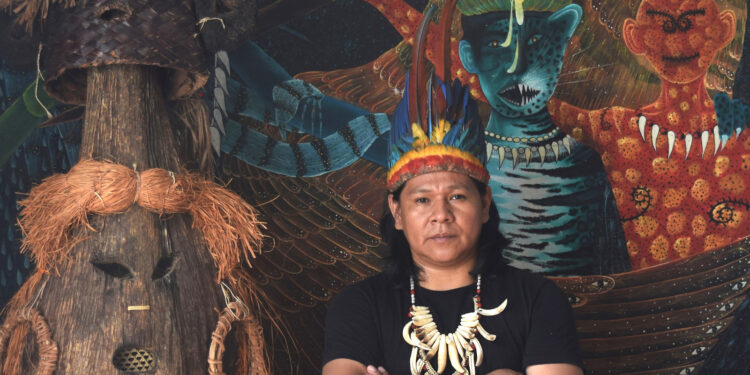 Cura Amazônia: Duhigó e Rember iniciam pinturas nas empenas dos edifícios Mônaco e Monte Carlo