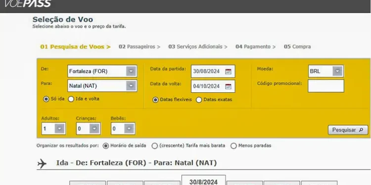 Voepass suspende temporariamente venda de passagens