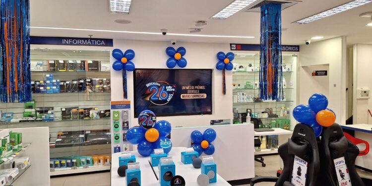 Info Store vai distribuir mais de R$ 75 mil em prêmios no mês de aniversário