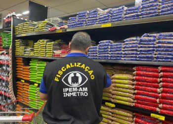 Operação Cesta Básica: Ipem-AM reprova 23 marcas de farinha, arroz e feijão comercializadas em Manaus e Região Metropolitana