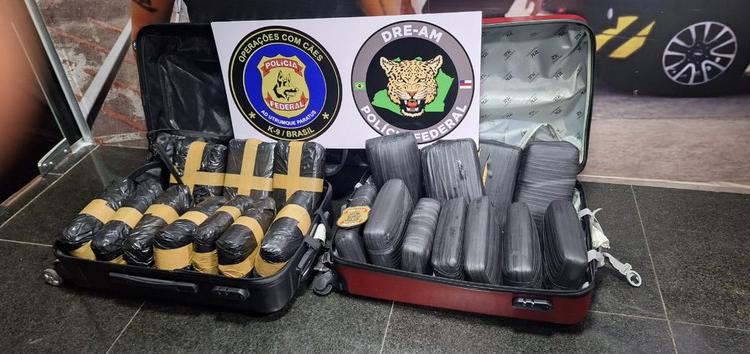 PF prende quatro pessoas por tráfico de drogas no aeroporto de Manaus