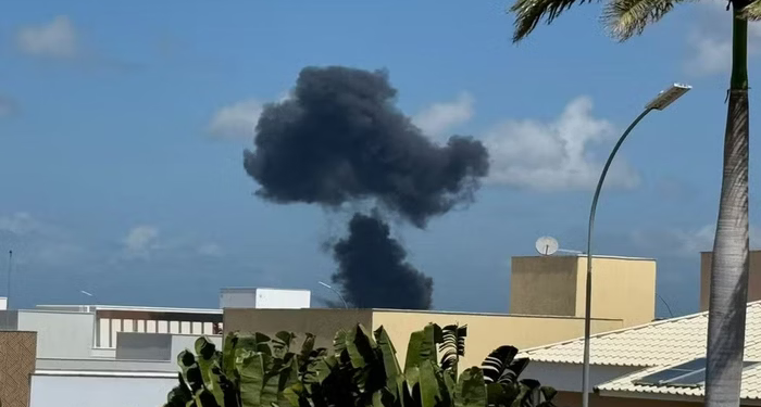 Vídeo: Caça da FAB cai durante voo de treinamento no Rio Grande do Norte