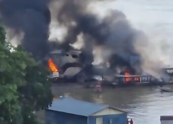 No Amazonas, Ministério Público investigará incêndio ocorrido próximo ao Porto de Japurá