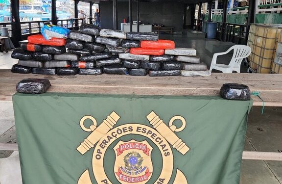 Polícia Federal apreende 43 kg de drogas em Tabatinga