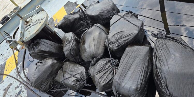 Polícias Federal, Militar e Civil apreendem mais de 600 kg de drogas em balsa peruana no Amazonas