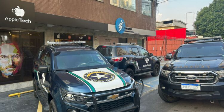 Receita e Polícia Federal combatem venda ilegal de produtos Apple no AM, GO, TO e MT