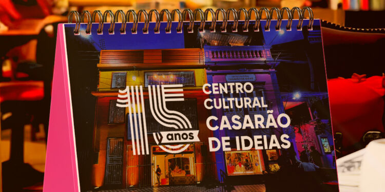 Casarão de Ideias retorna às atividades, nesta quarta-feira (08/01), e apresenta marca comemorativa de 15 anos