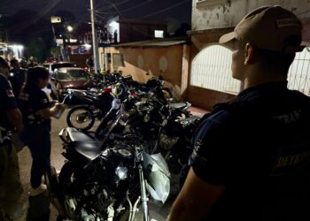 Combate ao ‘grau’: Detran-AM e polícias removem veículos envolvidos em desordem viária