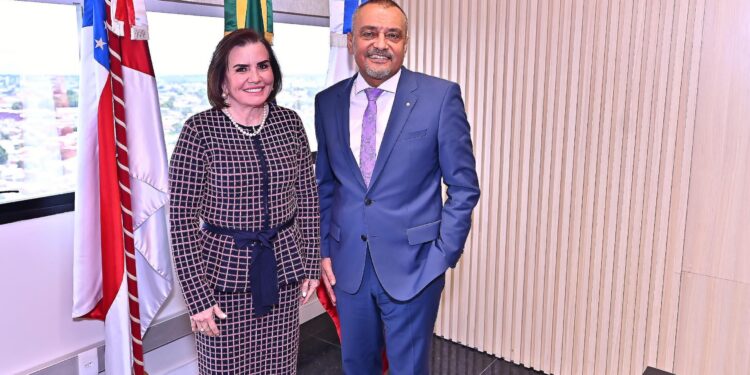 Presidente do TCE-AM reforça parceria com o TJAM em visita ao novo presidente da Corte