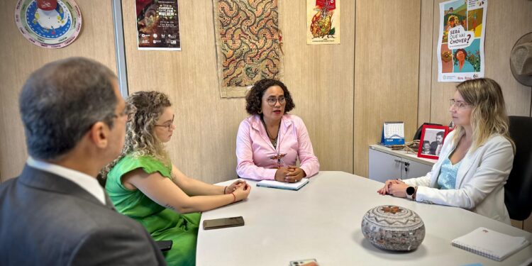 Defensoria Pública e Secretaria Nacional de Povos Tradicionais discutem ações para comunidades do Amazonas