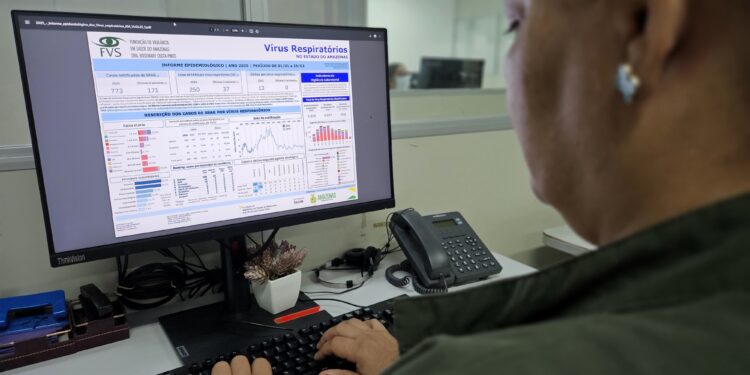 Em 2025, Amazonas registra mais de 770 casos de Síndrome Respiratória Aguda Grave