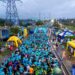 Sob chuva, mais de 2 mil atletas participam da Corrida da Água 2025