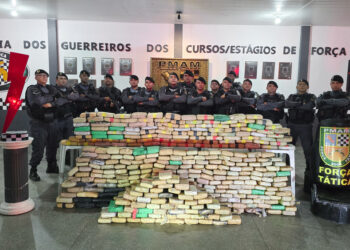 PM apreende carga de droga avaliada em mais de R$ 8 milhões em Manaus