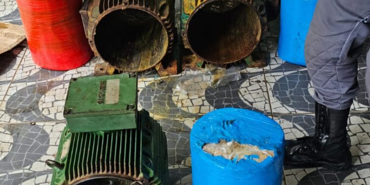 PM apreende 90 kg de drogas escondidos em geradores e gera prejuízo aos traficantes de R$ 4 milhões
