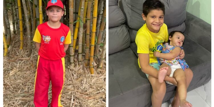 Bombeiro Mirim salva irmã de um ano que se engasgou enquanto jantava, em Manaus