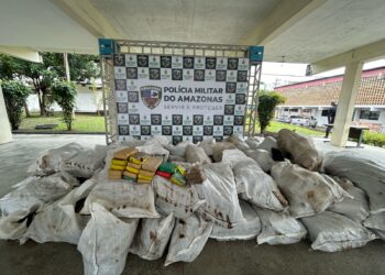 PM apreendeu 9 toneladas de drogas no Amazonas
