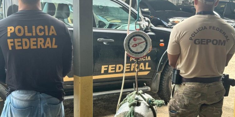 Polícia Federal apreende 44 kg de drogas em motores elétricos no Amazonas