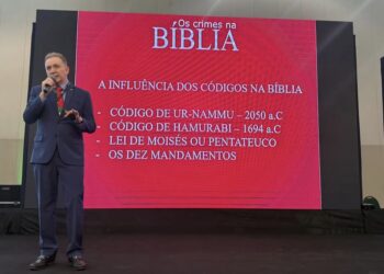 Jurista palestra  sobre os “Crimes na Bíblia” na ExpoDireito 2025 em Fortaleza