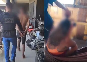 Polícia prende homem filmado raspando o cabelo da ex-companheira no Amazonas