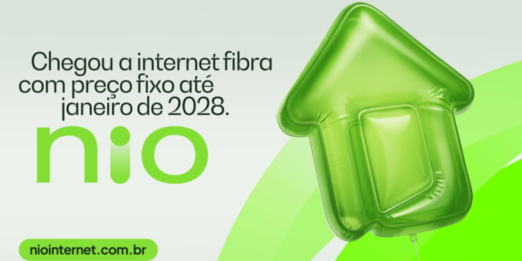 Nio chega ao mercado com novos planos de internet fibra