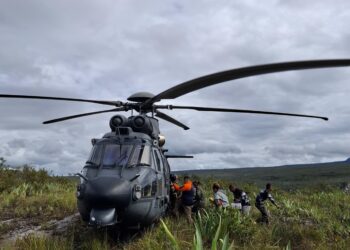Mulher é resgatada após 4 dias com perna quebrada em serra no AM
