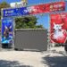 Festival de Parintins 2025: Telão para a transmissão da Festa dos Visitantes e Festival de Parintins está montado no Largo de São Sebastião