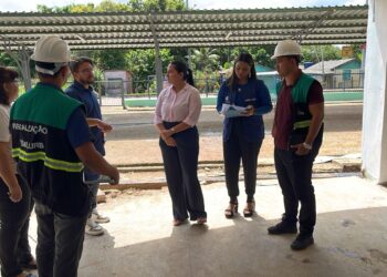 Em Iranduba, Defensoria Pública realiza inspeção em obras de revitalização e modernização do Hospital Hilda Freire 