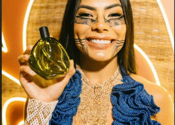 Marciele Albuquerque brilha no camarote Natura, na terceira noite de festival