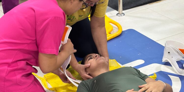 Manacapuru recebe ação inédita, com simulação de atendimento de saúde a múltiplas vítimas de acidente de trânsito