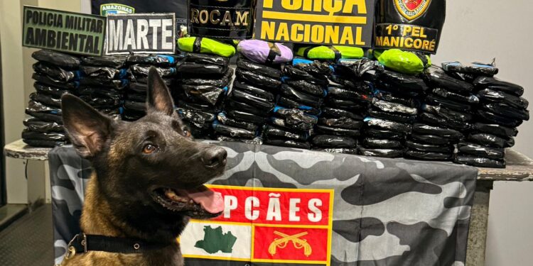 102 tabletes de drogas foram apreendidos em barco que seguia de Tabatinga para Manaus