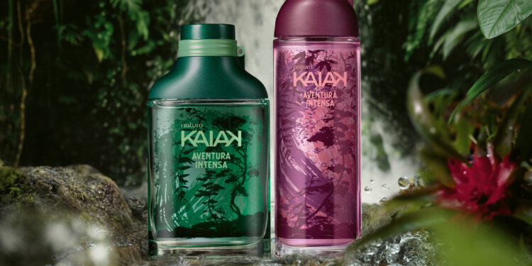 Natura lança Kaiak Aventura Intensa, nova fragrância em edição limitada que traduz o frescor de cachoeiras