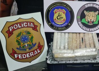 PF prende homem com mais de 15 kg de drogas em mala no Aeroporto de Manaus