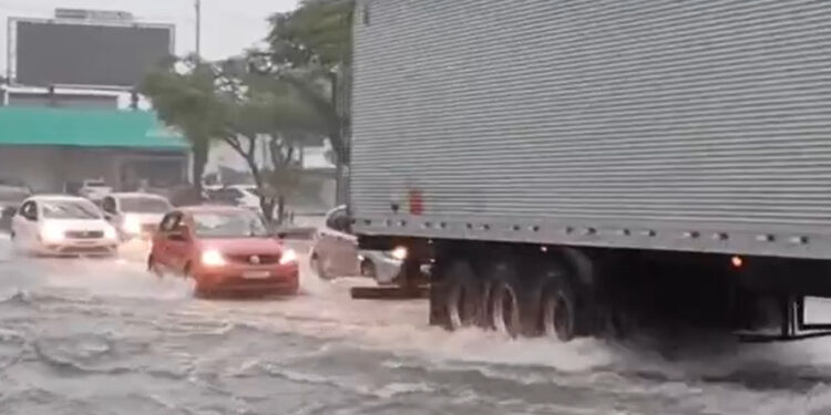 Prefeitura registra 11 ocorrências durante as chuvas desta terça-feira (14) em Manaus