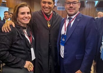 Presidente e corregedor do TCE-AM participam da posse do novo conselheiro do TCE de São Paulo