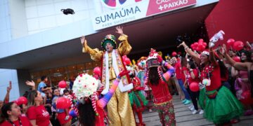´Papai Noel desembarca no Sumaúma e inaugura o Natal das “Doces Emoções” com atrações para toda a família