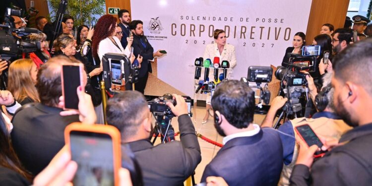 Presidente do TCE-AM anuncia projetos que marcarão o biênio 2026–2027 durante cerimônia de posse
