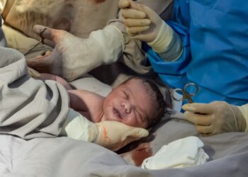 Instituto realiza o parto do primeiro bebê nascido no Natal de 2025