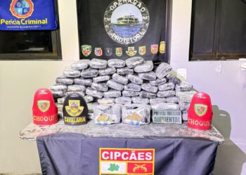 PM apreende mais de 110 quilos de drogas em embarcações no Amazonas