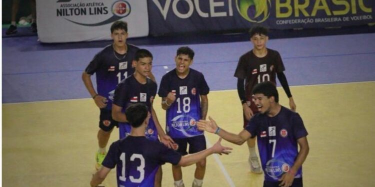 Em Manaus, Nilton Lins é campeã do Brasileiro Interclubes de Vôlei Sub-17