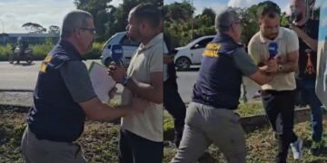 Repórter é agredido por perito; governador determina apuração rigorosa