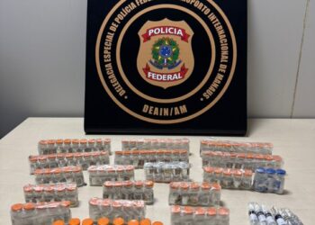 Polícia Federal prende 2 com ampolas de remédios para emagrecimento no aeroporto de Manaus