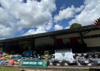 PF participa de operação que apreendeu 14 toneladas de drogas no Peru