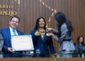 Marciele Albuquerque é homenageada com a Medalha Ruy Araújo e o Título de Cidadã do Amazonas