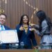 Marciele Albuquerque é homenageada com a Medalha Ruy Araújo e o Título de Cidadã do Amazonas