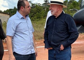 Governador Cidade recepciona Lula em visita ao Amazonas