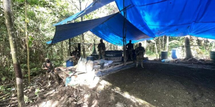 Militares do Brasil e Peru desarticulam laboratório de cocaína em território peruano