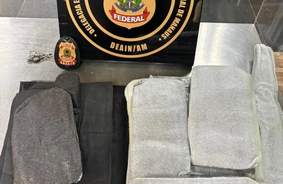 PF prende colombiano por tráfico internacional de drogas no Aeroporto de Manaus
