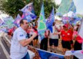 Apoiadores de Cidade mobilizam as seis zonas de Manaus em bandeiraços